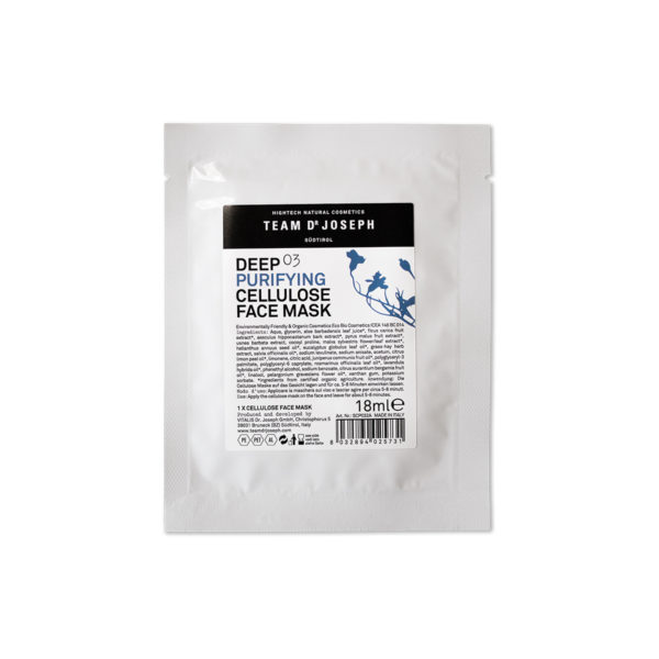 Deep Purifying Cellulose Face Mask